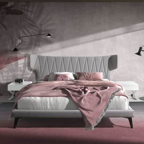 Doppelbett - 7160 - Angel Cerdá - modern / Polster / Kopfteil
