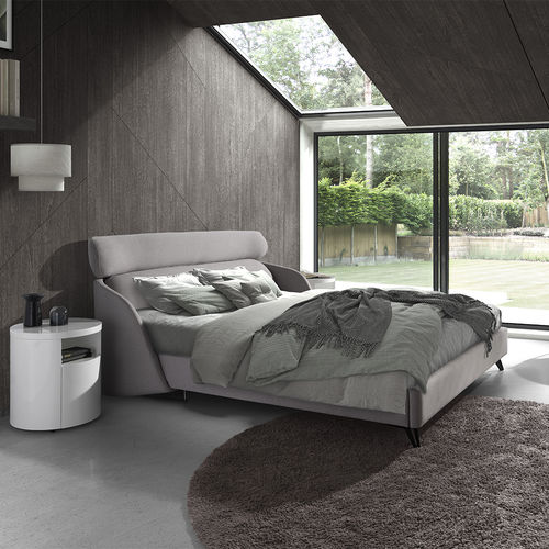 Doppelbett - 7161 - Angel Cerdá - modern / Polster / Kopfteil