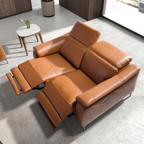 Modernes Sofa - 6180 - Angel Cerdá - Leder / mit Kopfstütze / schrägstellbar