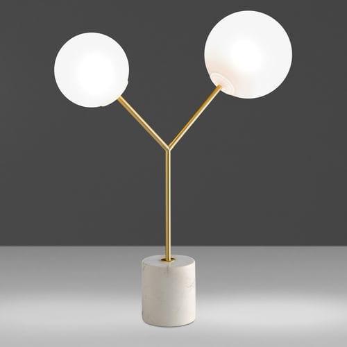 Tischlampe - 8050 - Angel Cerdá - Stahl / Glas / Marmor