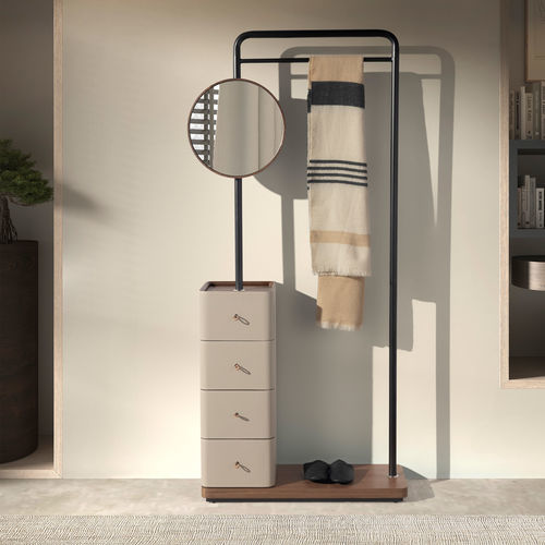 Bodenstehender Garderobenständer - 3281 - Angel Cerdá - modern / minimalistisches Design / Stahl