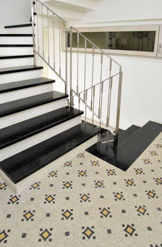 Terrazzo-Fliesen - T36 - grandinetti srl - poliert / für den Innenraum / bodenstehend