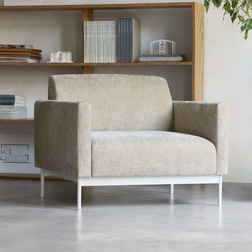 Moderner Sessel - HOTEL - SEGIS - Stoff / Kunstleder / Metall