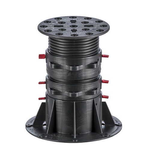 Polypropylen-Terrassenpfosten - BC-6 - 198-240mm - Buzon Pedestal International - für Außenbereich / regelbar / für Terrassendielen