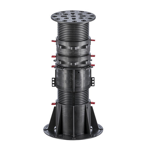 Polypropylen-Terrassenpfosten - BC-8 - 342-465mm - Buzon Pedestal International - für Außenbereich / regelbar / für Terrassendielen