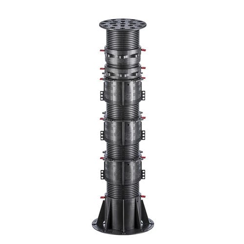 Polypropylen-Terrassenpfosten - BC-10 - 562-795 mm - Buzon Pedestal International - für Außenbereich / regelbar / für Terrassendielen