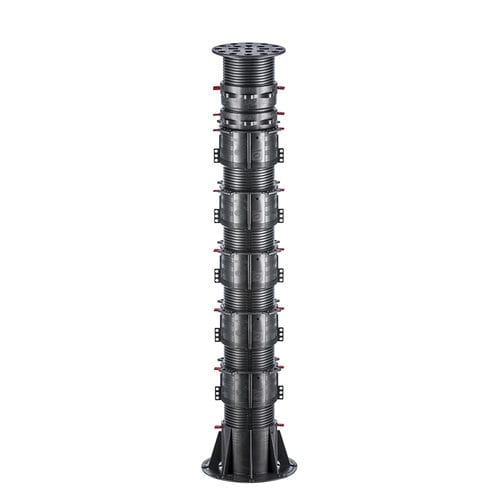 Polypropylen-Terrassenpfosten - BC-12 - 782 - 1130 mm - Buzon Pedestal International - für Außenbereich / regelbar / für Terrassendielen