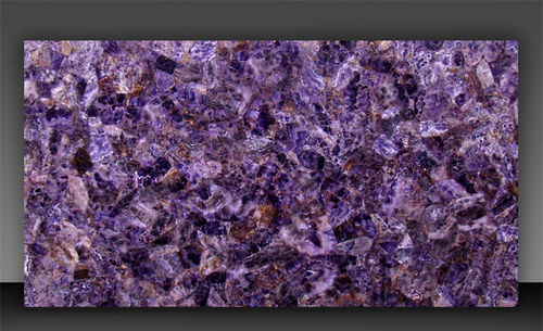 Halbedelstein-Steinplatte - AMETHYST - PAYANINI SRL - für Fußboden / für Innenausbau / matt