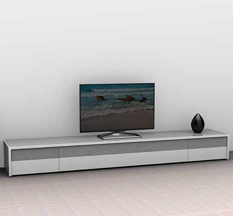 Modernes Fernsehmöbel - S1 LB-2 Sound - Handelsagentur Lars Schnepel UG - mit integriertem Lautsprecher / lowboard / mit Regal