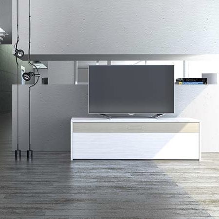 Modernes Fernsehmöbel - S1 MK - Handelsagentur Lars Schnepel UG - lowboard / Holz / Stoff