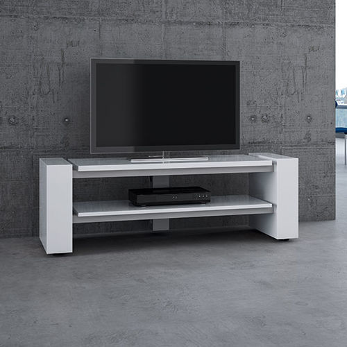 Modernes Fernsehmöbel - X-LINIE 1400 OPEN - Handelsagentur Lars Schnepel UG - lowboard / maßgefertigt / mit unsichtbaren Rollen