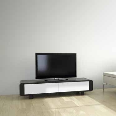 Modernes Fernsehmöbel - ELF-Lowboard 120 closed - Handelsagentur Lars Schnepel UG - lowboard / Holz / weiß