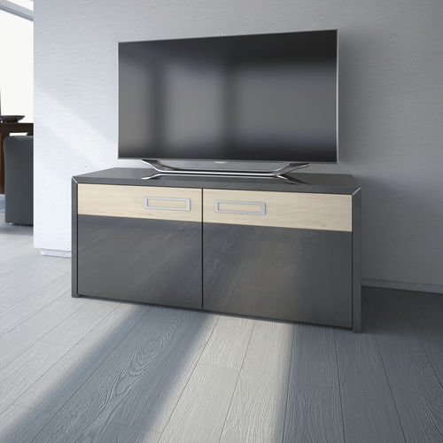 Modernes Fernsehmöbel - S1 SK-2 - Handelsagentur Lars Schnepel UG - maßgefertigt / mit 2 Türen / Modul