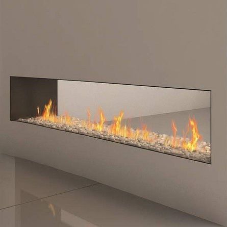 Gaskamin - CLEAR 250 - Ortal USA - Einbau / Einseitig / geschlossene Feuerstelle