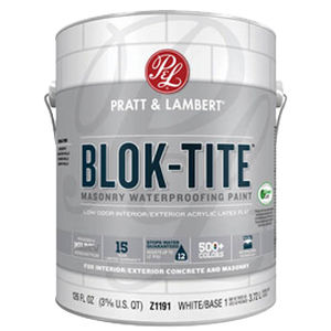 Dichtungsfarbe - BLOK-TITE™ - Pratt & Lambert - für Außenbereich / Innenbereich / für Wand