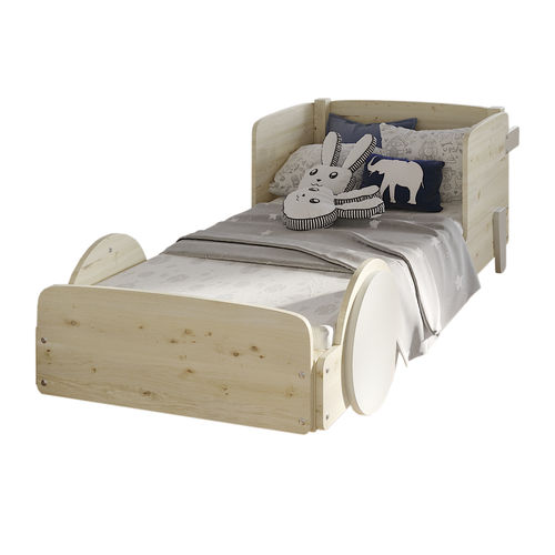 Einpersonenbett - Discovery 1 - MATHY BY BOLS - mit Ablage / 90x190 cm / lackiert