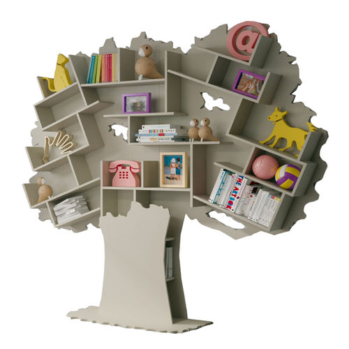 Modernes Bücherregal - TESS - MATHY BY BOLS - Holz / für Kinder / weiß