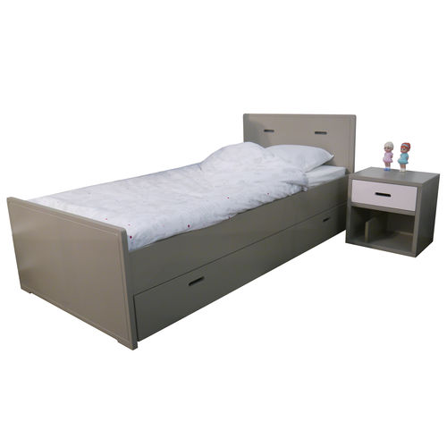Einpersonenbett - MADAKET 90B SO - MATHY BY BOLS - modern / für Kinder / Holz