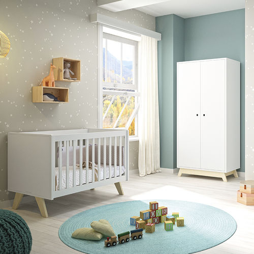 Weißes Kinderzimmer - MADAVIN - MATHY BY BOLS - MDF / Birke / für Babys