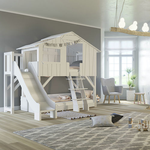 Spielbett - CABANE TOBOGGAN - MATHY BY BOLS - Einpersonen / modern / für Kinder