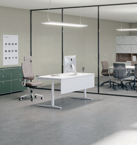 Moderner Bürosessel - NEWBACK - Viasit GmbH - Stoff / Kunststoff / ergonomisch