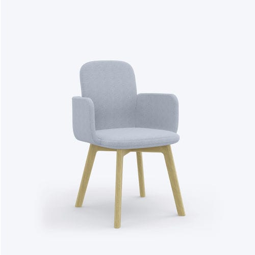 Moderner Sessel - LIRIX - Viasit GmbH - Stoff / Metall / Polster