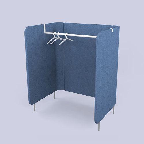 Bodenstehender Garderobenständer - ORGANIC - Viasit GmbH - modern / Holz / blau