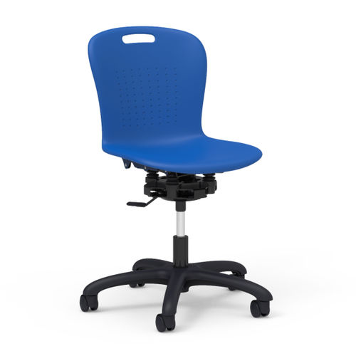Moderner Stuhl - SAGE SERIES R2M MOBILE TASK - Virco - für den Innenraum / Polypropylen / ergonomisch