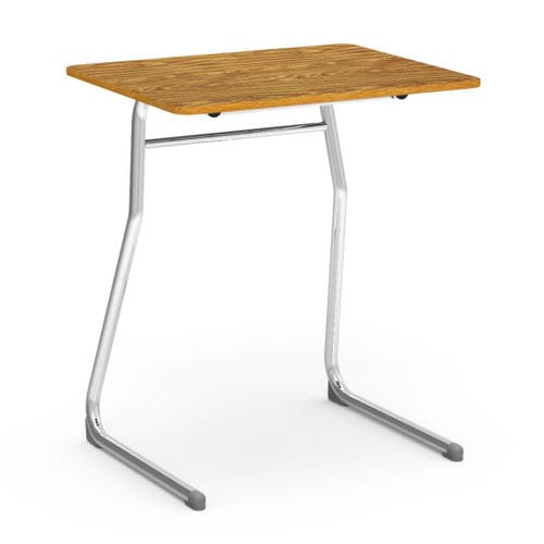 Moderner Tisch - SIGMA DESK TOP - Virco - Holz / Gestell aus Stahl / rechteckig