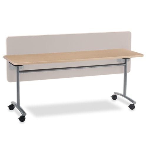 Moderner Tisch - TEXT SERIES TILT-TOP - Virco - Stahl / Hochdrucklaminat / Gestell aus Stahl