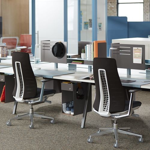 Moderner Bürostuhl - FERN - Haworth - für den Innenraum / Stoff / Gestell aus Metall