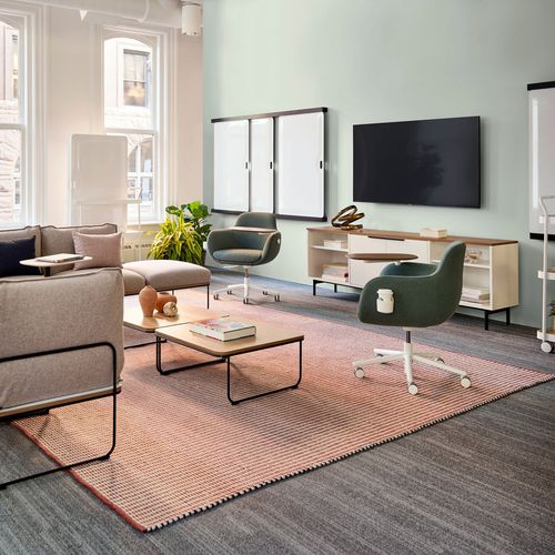 Moderner Teppich - CORD - Haworth - Motiv / PET / Textil