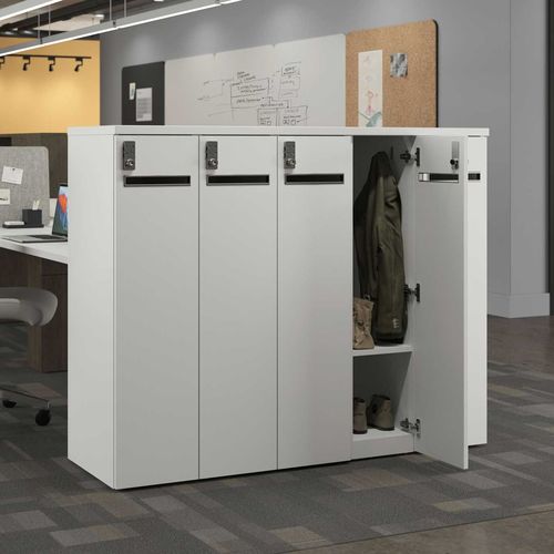 Laminat-Garderobenschrank - FLUX  - Jasper Group - für Gewerbegebrauch