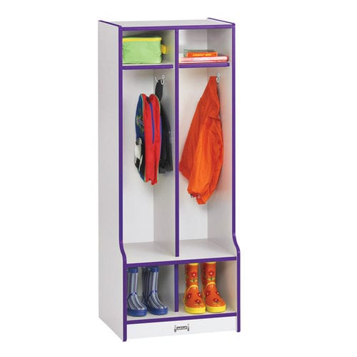 Laminat-Garderobenschrank - RAINBOW ACCENTS® 2 - Jonti-Craft, Inc. - für Schulen / offener Kleiderablage für Gebäude