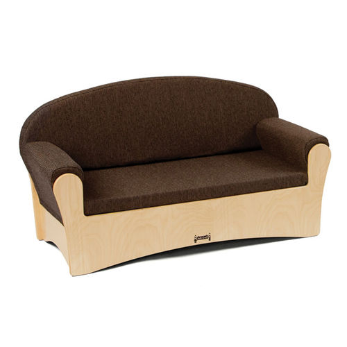 Sofa für Kinder - 3770JC - Jonti-Craft, Inc. - klassisch / Stoff / braun