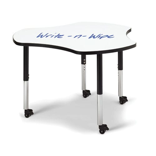 Moderner Unterrichtstisch - BERRIES® : COLLABORATIVE HUB - Jonti-Craft, Inc. - Laminat / Stahl / rund