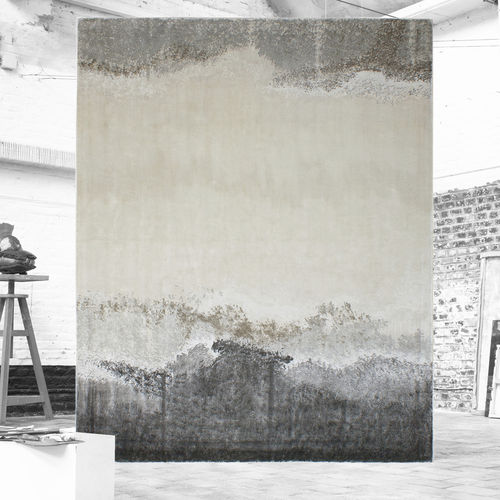 Moderner Teppich - LAND - SERGE LESAGE - Motiv / Tencel® / rechteckig