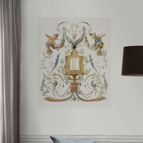 Moderne Tapete - GENIUS N°3/6 - Papiers de Paris - Motiv / Goldoptik / beige
