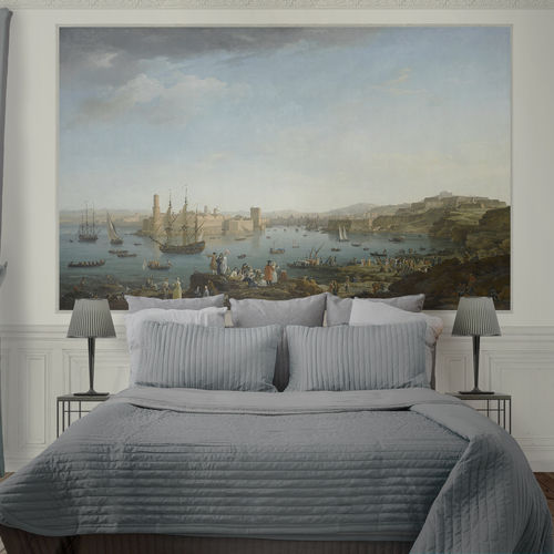 Moderne Tapete - PORT OF MARSEILLE - Papiers de Paris - Szenen / Tapetenoptik / bedruckt