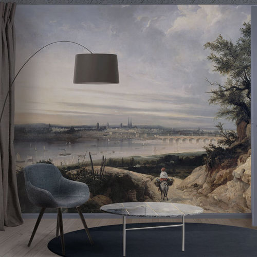 Moderne Tapete - VIEW FROM BORDEAUX - Papiers de Paris - Szenen / Tapetenoptik / bedruckt