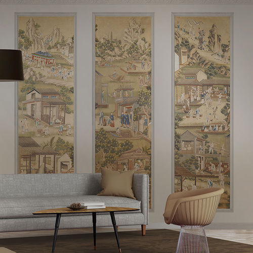 Verkleidungs-Dekorplatte - CHINESE N°4 - Papiers de Paris - wandmontiert / hochwiderstandsfähig / Papier