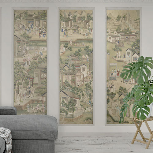 Verkleidungs-Dekorplatte - CHINESE N°2 - Papiers de Paris - wandmontiert / hochwiderstandsfähig / Papier