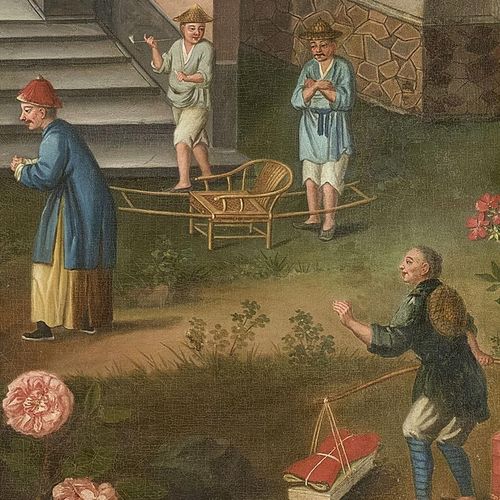 Verkleidungs-Dekorplatte - CHINESE ANTIQUE N°4 - Papiers de Paris - wandmontiert / hochwiderstandsfähig / Papier