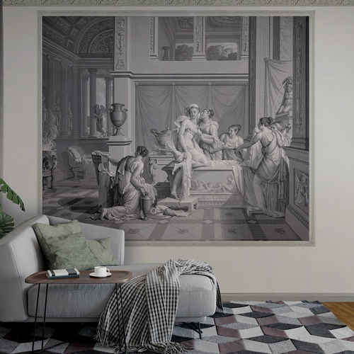 Klassische Tapete - THE BATH OF PSYCHE - Papiers de Paris - Panorama / Szenen / Betonoptik