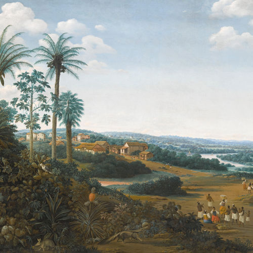 Klassische Tapete - BRASILIAN PLANTATION - Papiers de Paris - Panorama / Szenen / Tapetenoptik