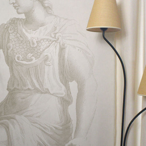 Klassische Tapete - ANTIQUE STATUE - Papiers de Paris - Panorama / Szenen / Stoffoptik