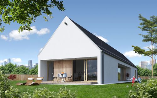 Fertigbauhaus - EK 036 - ekokoncept, wooden prefabricated buildings, d.o.o - umweltfreundlich / modern / aus Holz