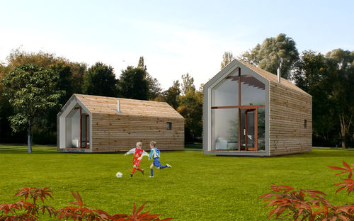 Fertigbauhaus - EK 015 - ekokoncept, wooden prefabricated buildings, d.o.o - umweltfreundlich / modern / aus Holz