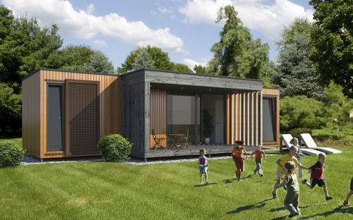 Fertigbau-Mikrohaus - EK 017 - ekokoncept, wooden prefabricated buildings, d.o.o - Modul / modern / Holz