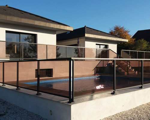 Aluminium-Geländer - La Toulousaine - Platten / für Außenbereich / für Terrasse
